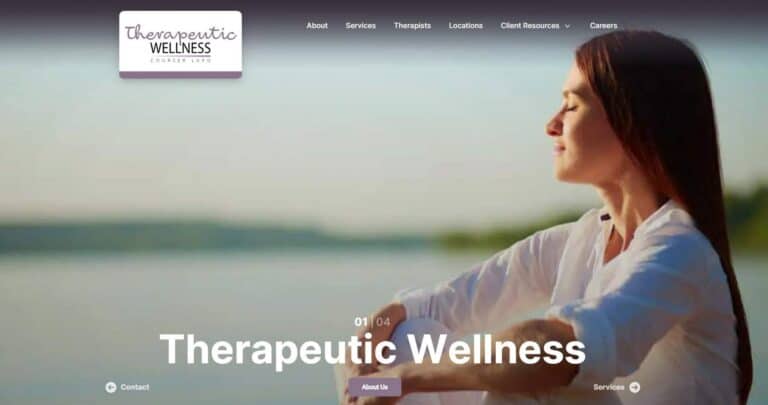 Courser Lapo Therapeutic Wellness - Web Design Portfolio