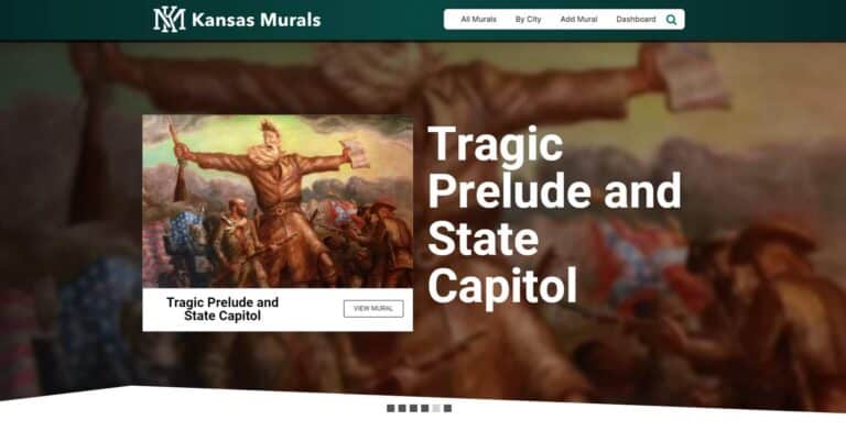Kansas Murals website design