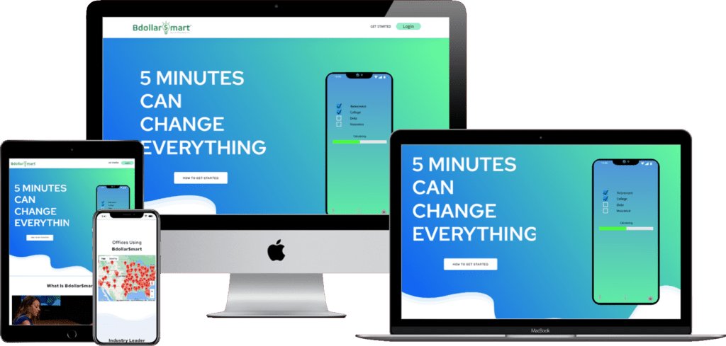 5 minutes can change everything website design.