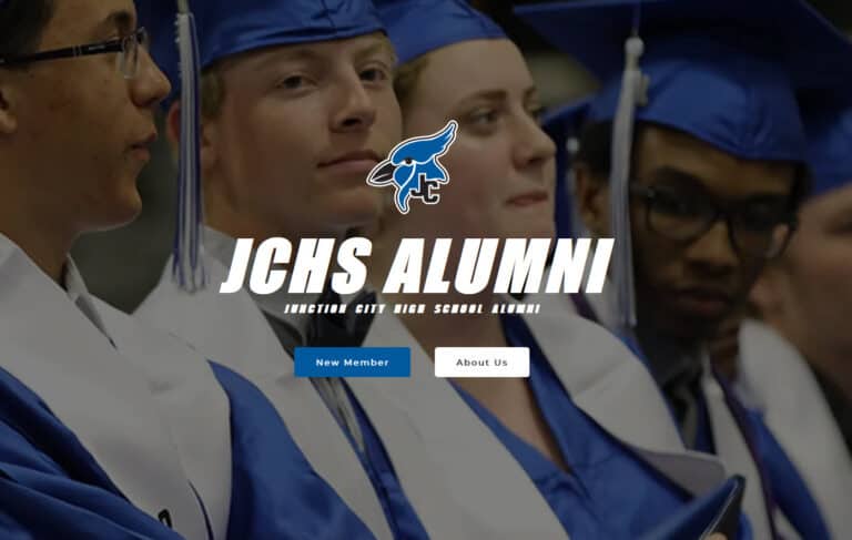 Jcs alumni website design.