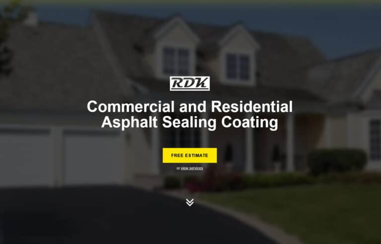 Commercial and residential asphalt sealing coating.